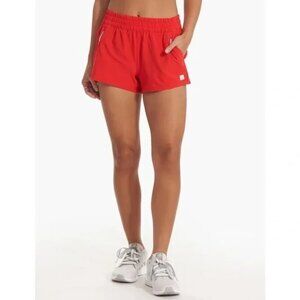Vuori Dash Shorts - Vermillion Red - M